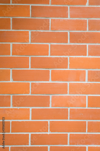 Orange brick wall