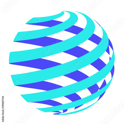 Abstract  Circle  Logo Design Vector.