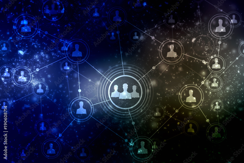 2d illustration Business Network
2d illustration Business Network