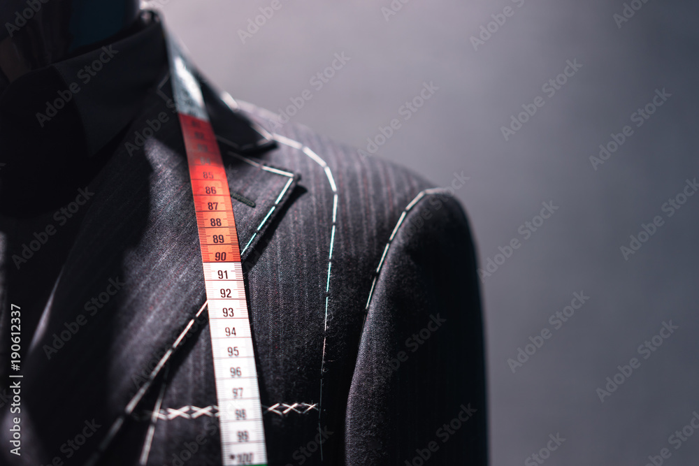 luxury suit in store