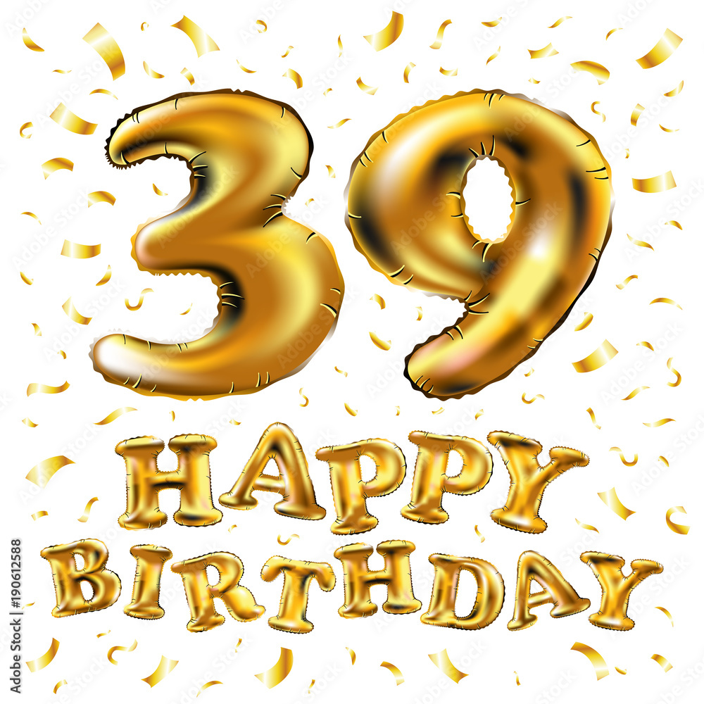 Happy 39th Birthday 39 Today Pop-Up Greeting Card