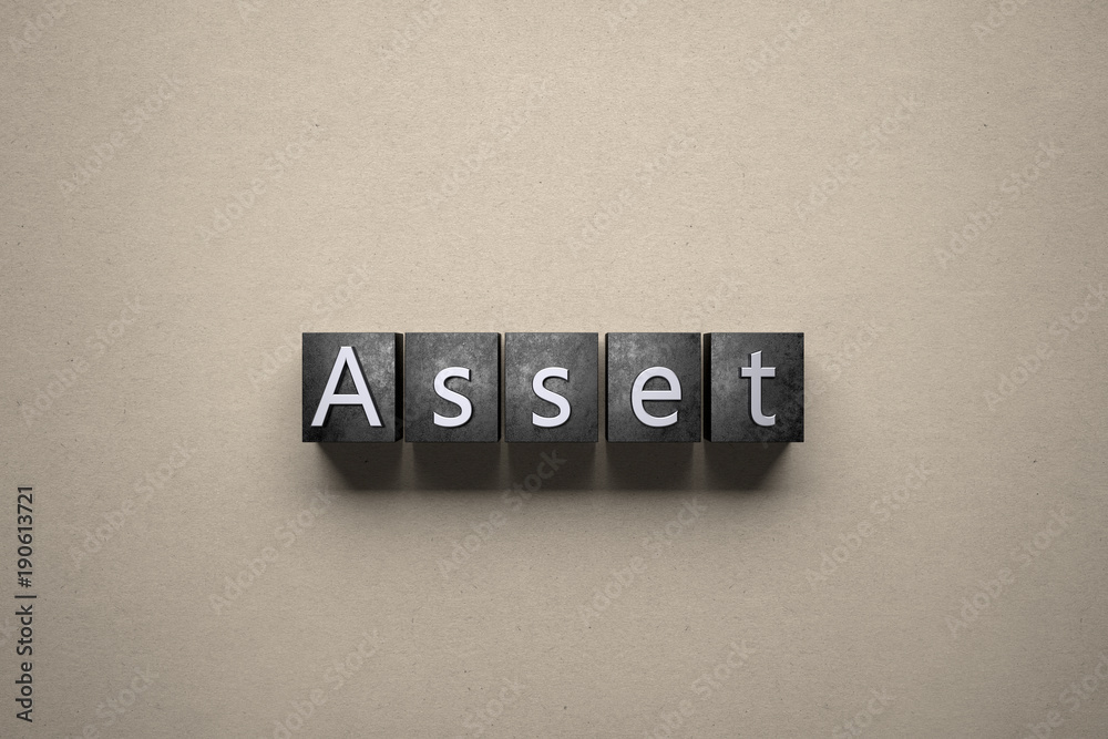 Obraz premium Asset Symbol