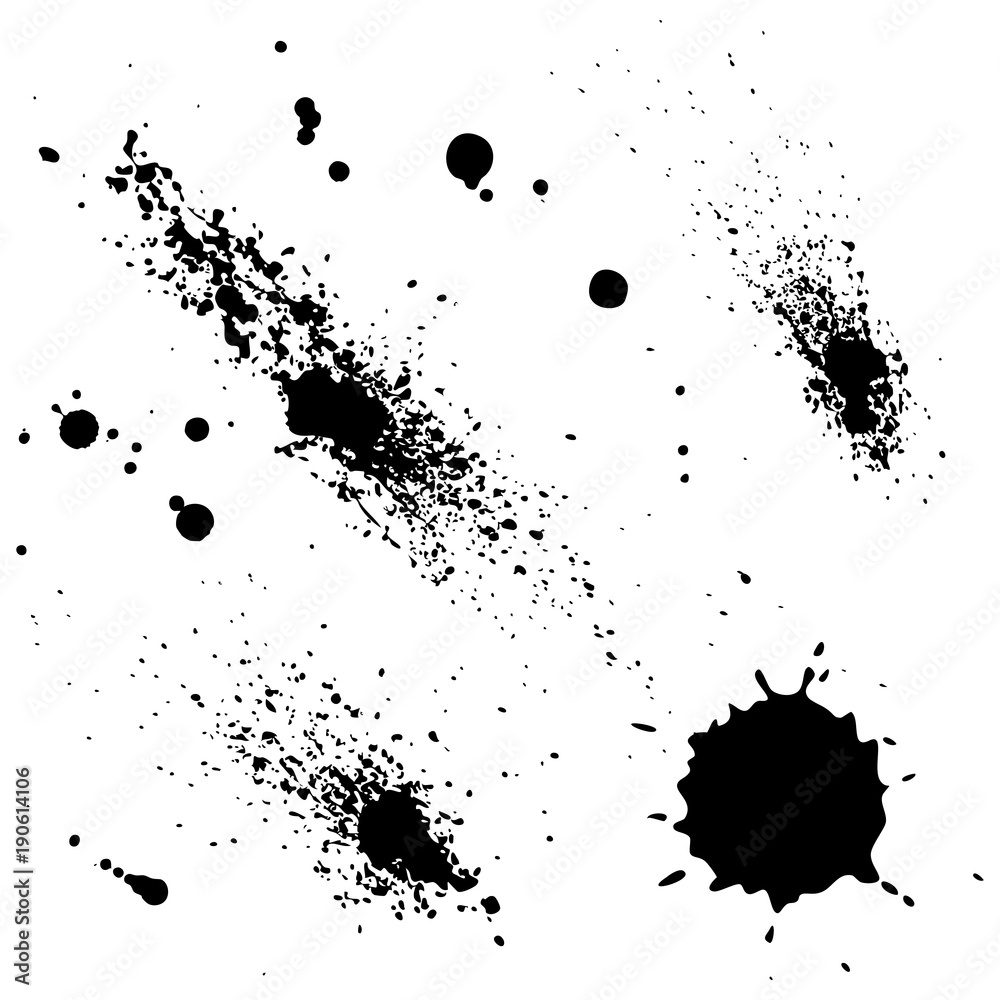 Set of Hand Drawn Grunge Elements. Vector illustration. Set of Hand Drawn Grunge Elements. Vector illustration.
