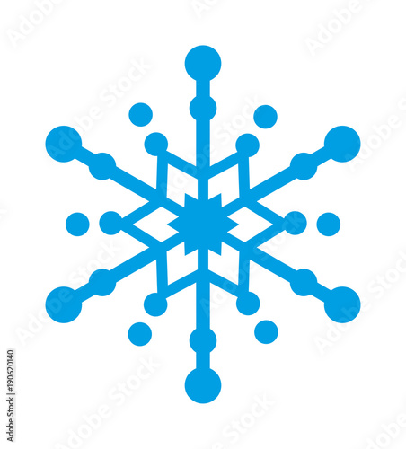 Snowflake vector icon