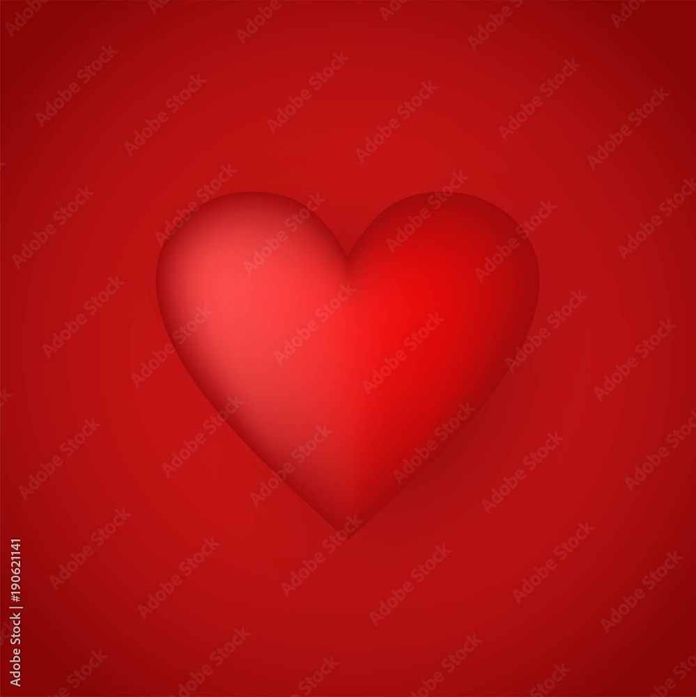 3d heart vector 3d heart vector