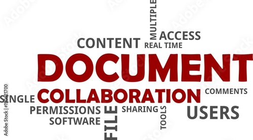 word cloud - document collaboration