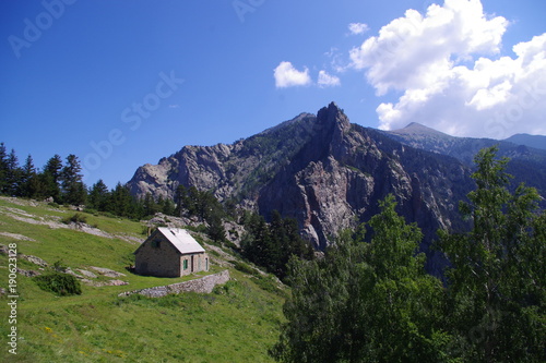 Bilde på lerret refuge de montagne dans le massif du Canigou