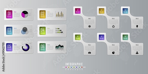 Infographic timeline template can be used for chart, diagram, web design, presentation, advertising, history. Vector infographic illustration