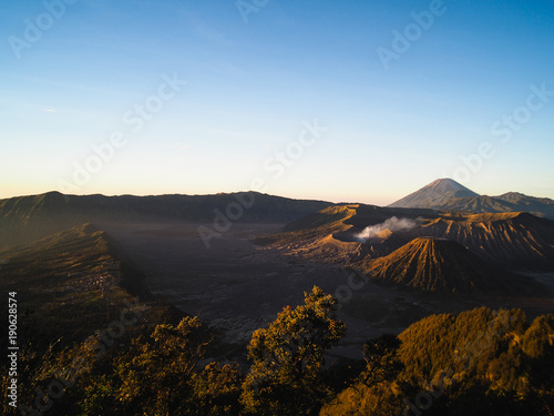 volcano landscape sky forest nature indonesia mountain