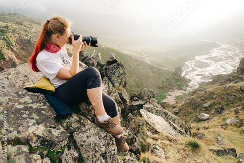 Beautiful mountain photographer