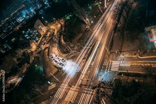 Fotografía city by night