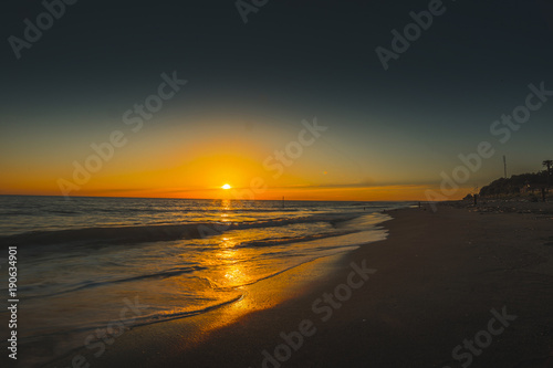 Amazing Sunset on the Sea