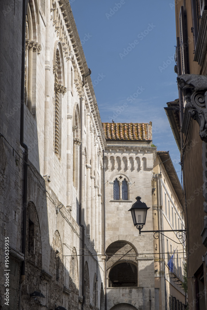 The main square of Todi, Umbria