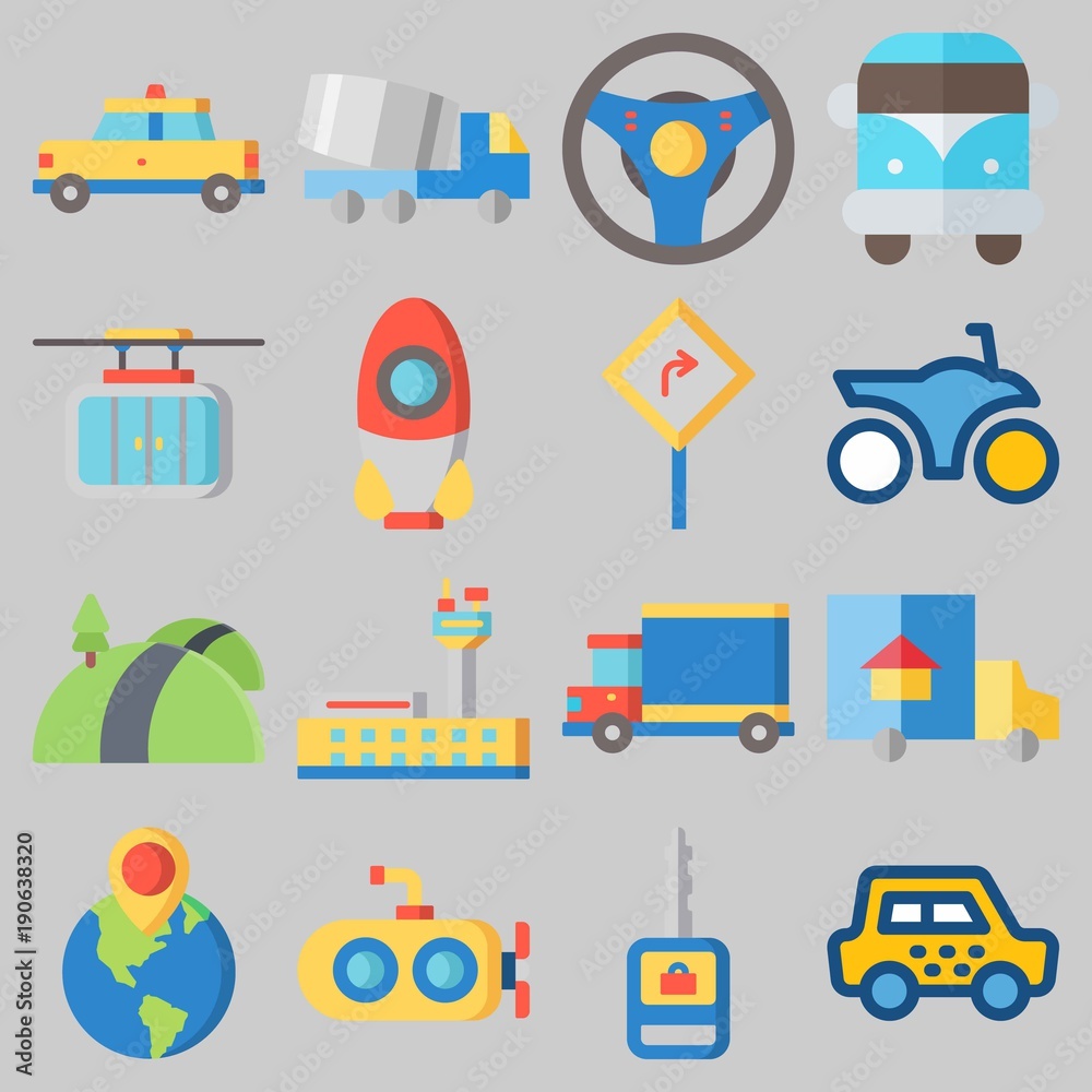 Obraz premium icons set about Transportation . [keywordRandom:3]