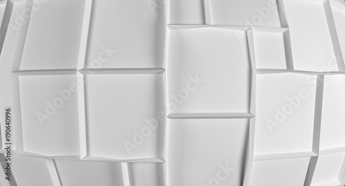 3D Rendering Of Abstract Cubes Background © IM_VISUALS