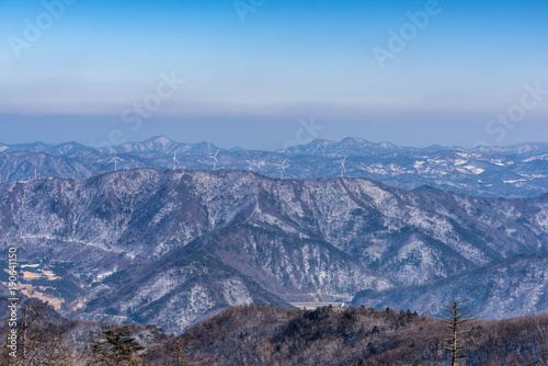 Yongpyong Ski Resort, Mountain winter South in Korea.