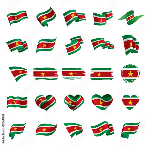 Free Download Suriname flag, vector illustration - GFXLoad