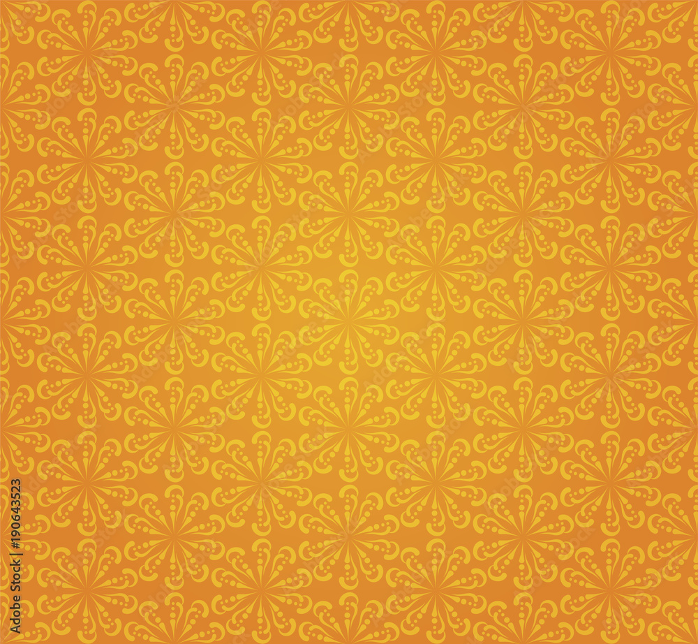 Orange background. Decorative Wallpaper. Vector image Orange background. Decorative Wallpaper. Vector image