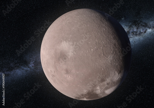 Fototapeta Naklejka Na Ścianę i Meble -  Artwork of Makemake dwarf planet in the Kuiper belt