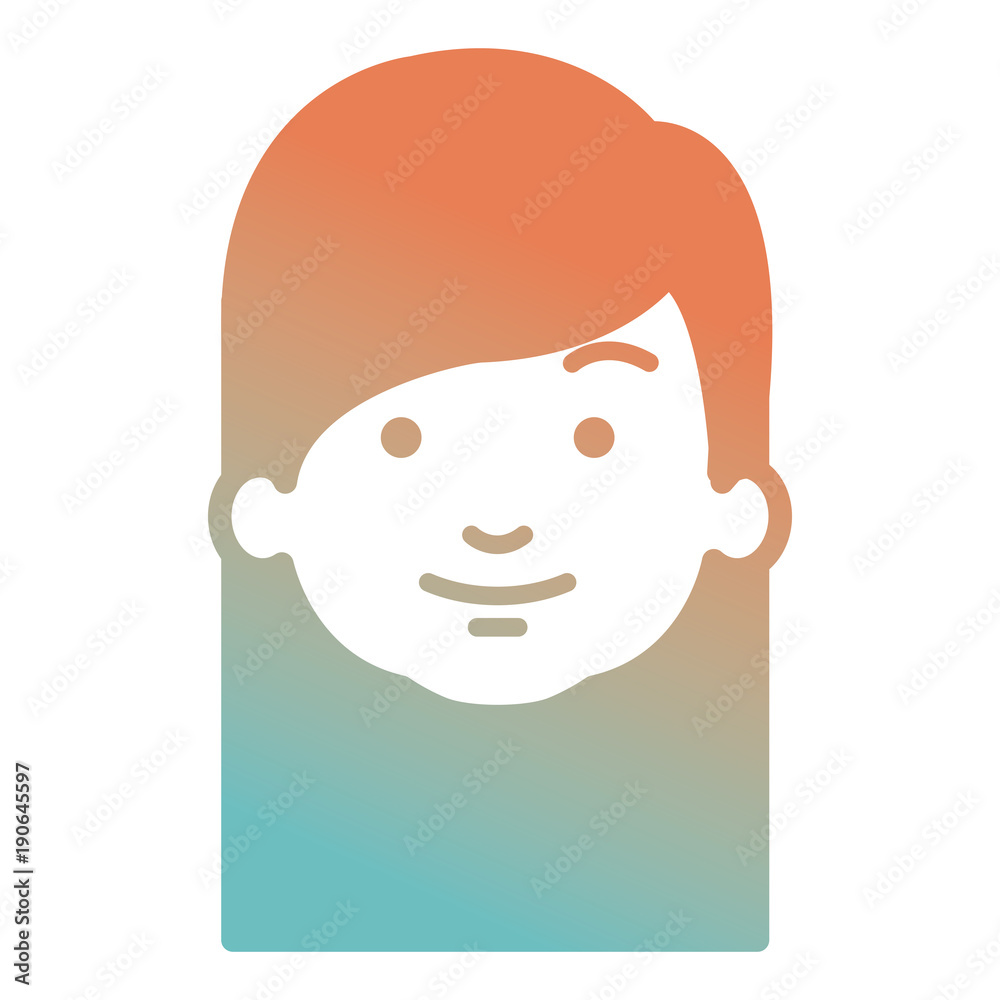cute and little girl head vector illustration design cute and little girl head vector illustration design