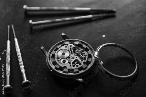 Watchmaker's workshop, watch repair