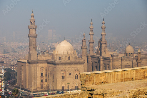 Mosques in Cairo city of Egypt landscape photo