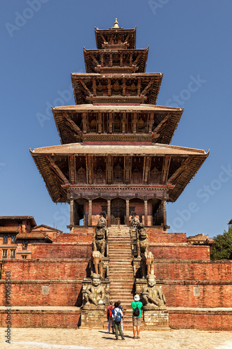 Nyatapola Pagoda, Bhaktapur, Nepal photo