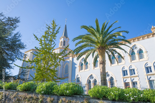 abbey of Saint Mary de Viaceli, monument from 1910, Cistercian monastery, in Cobreces, Alfoz Lloredo, Cantabria, Spain, Europe
