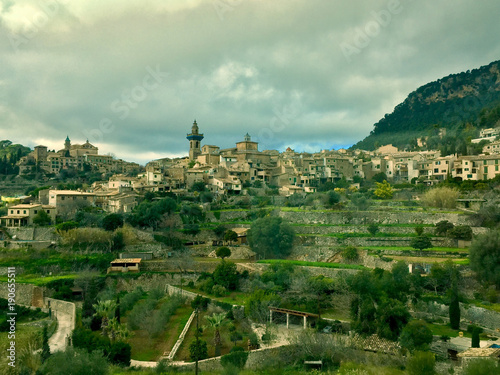 Obraz na płótnie Landscape of Valldemossa in Mallorca w salonie