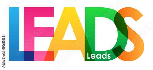 LEADS Colourful Letters Icon