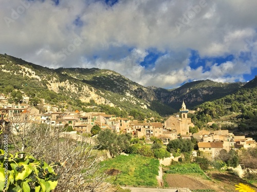 Obraz na płótnie Landscape of Valldemossa in Mallorca w salonie