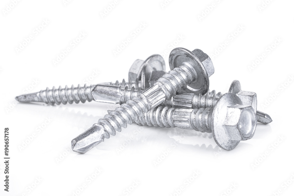 Fototapeta premium Screw isolated on white