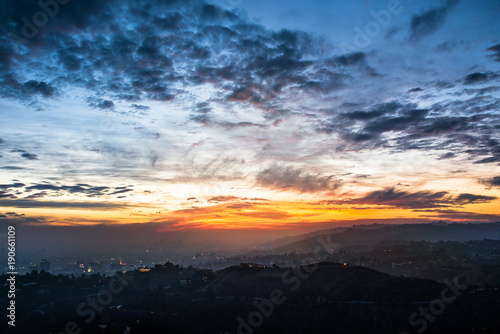 Hollywood et Los Angeles la nuit © Image'in