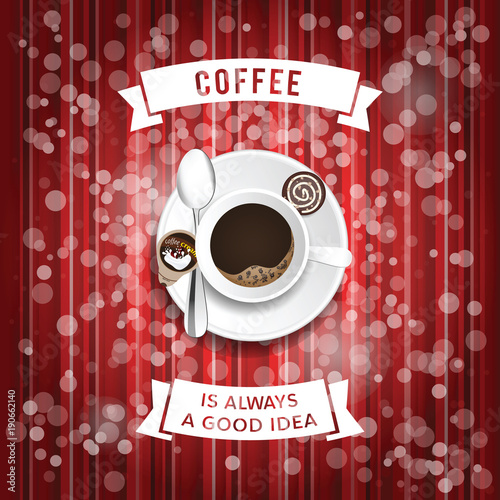 coffee poster illustration