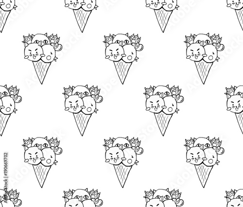 Cat Dog Chicken Ice Cream o...