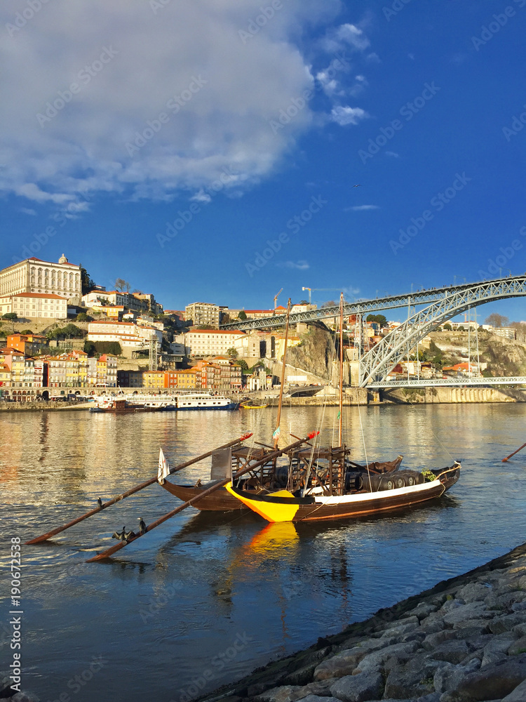 Landscape of Porto in Portugal