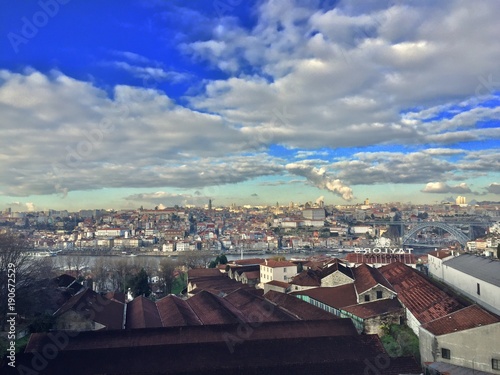Obraz na płótnie Landscape of Porto in Portugal w salonie