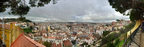 Landscape of Lisbon in Portugal