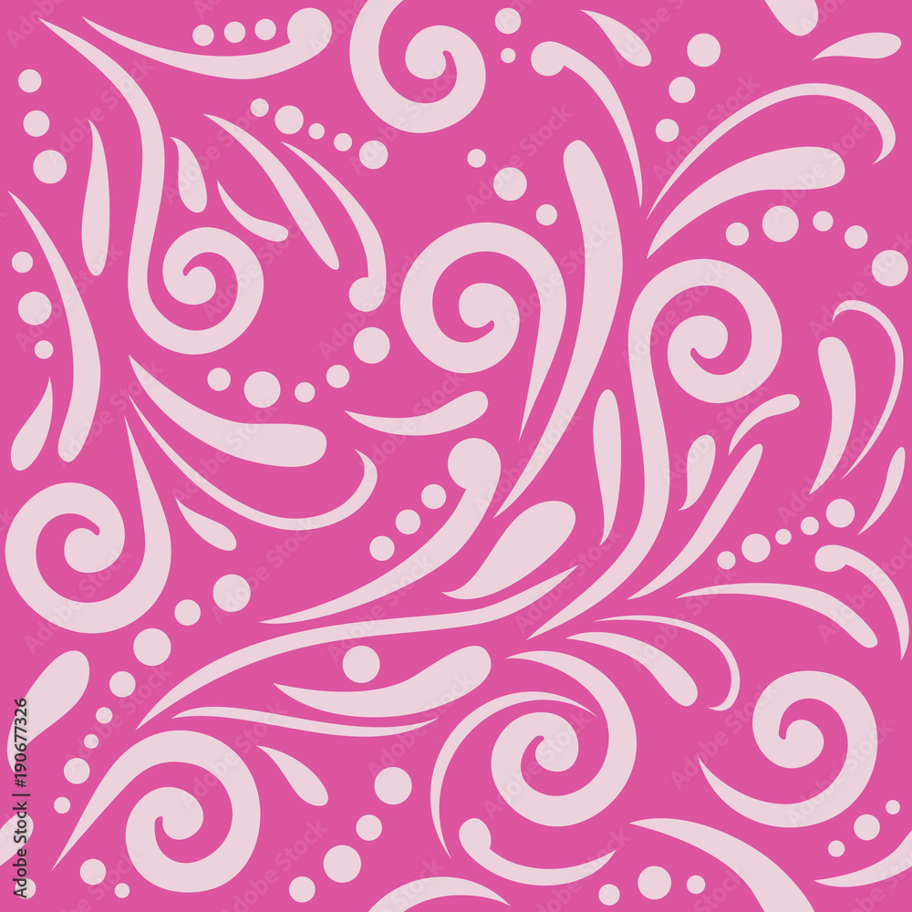 Bright purple seamless ornamental pattern for design Bright purple seamless ornamental pattern for design