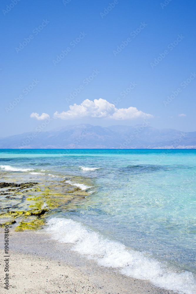 Fototapeta premium Meravigliosa spiaggia dell'isola di Creta - Grecia