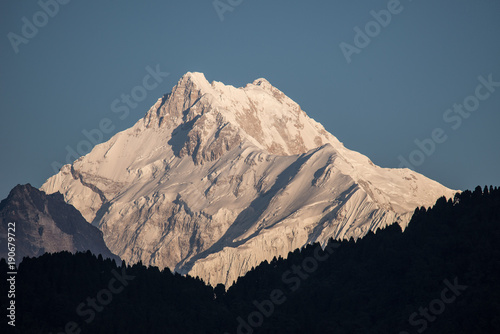 Kanchenjunga Peak viewed from Gangtok photo