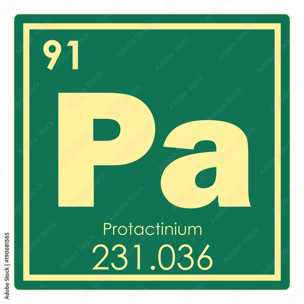 Protactinium chemical element Protactinium chemical element