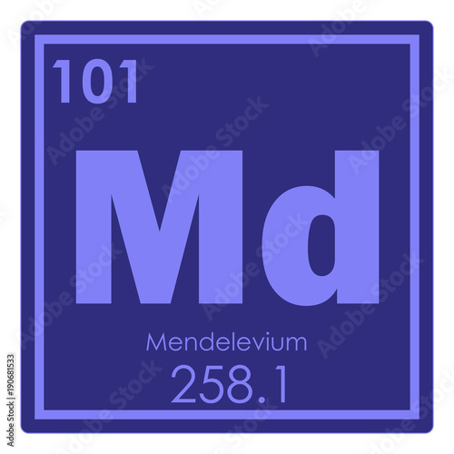 Mendelevium chemical element