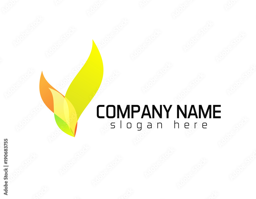 abstract flower logo abstract flower logo