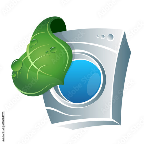 Eco washing emblem