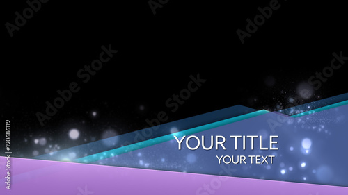 Glitter Lower Thirds