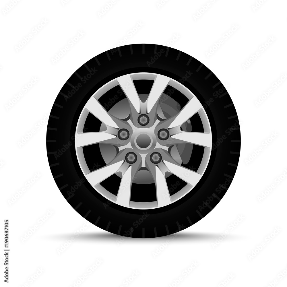 car wheel. tire