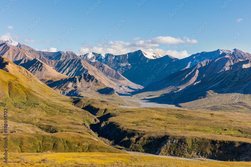 Autumn Landscape in Denali National Park Alaska