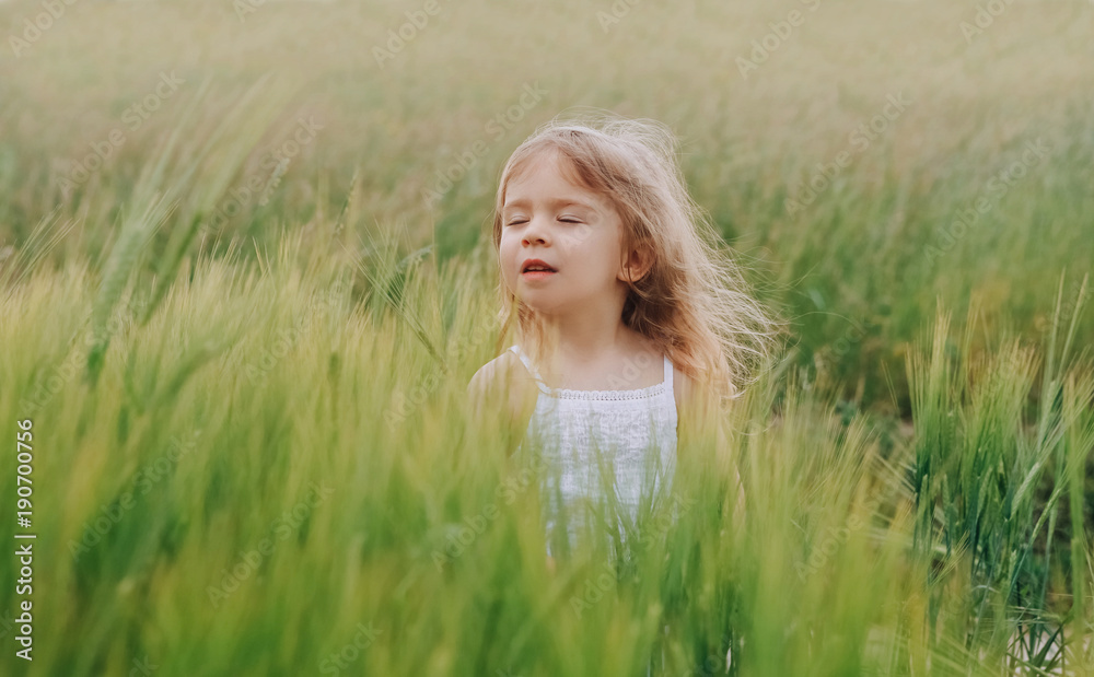 girl young field cereal green emotion girl young field cereal green emotion
