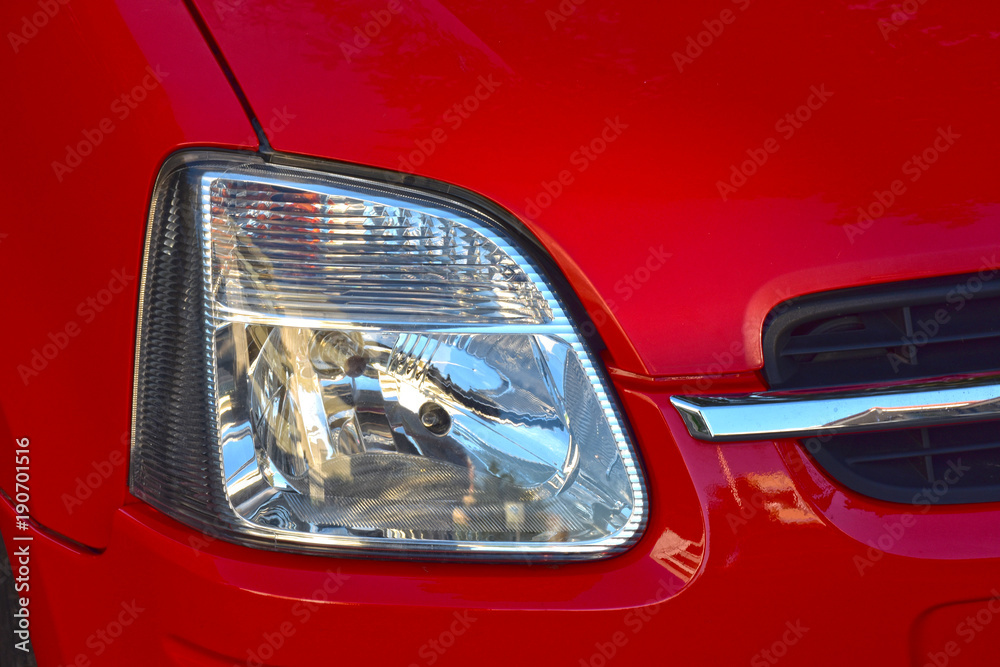 Lights of a modern car.
